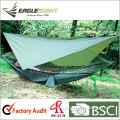Camping hammock with canopy
